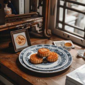 女教皇・女司祭のカードから連想される食べ物　月餅