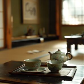 力のカードから連想される食べ物　緑茶