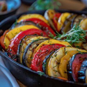 節制のカードから連想される食べ物　ラタトゥイユ
 