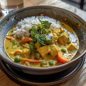 太陽のカードから連想される食べ物　ココナッツカレー
 