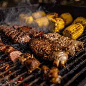 ワンドの3のカードから連想される食べ物　バーベキュー  
 