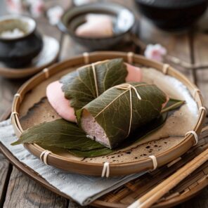 カップのクイーンのカードから連想される食べ物　桜餅 